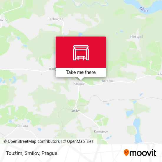 Карта Toužim, Smilov