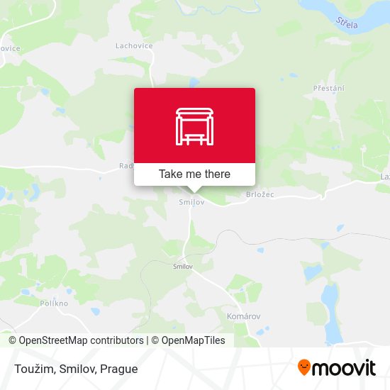 Карта Toužim, Smilov