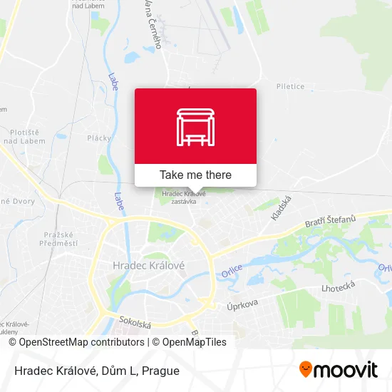 Карта Hradec Králové, Dům L