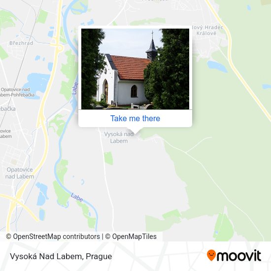 Карта Vysoká Nad Labem