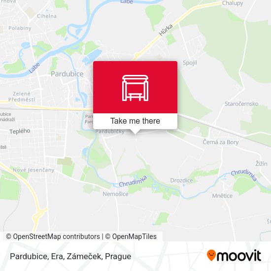 Карта Pardubice, Era, Zámeček