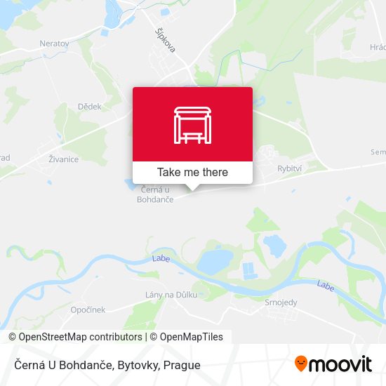 Карта Černá U Bohdanče, Bytovky
