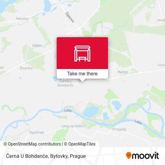 Карта Černá U Bohdanče, Bytovky