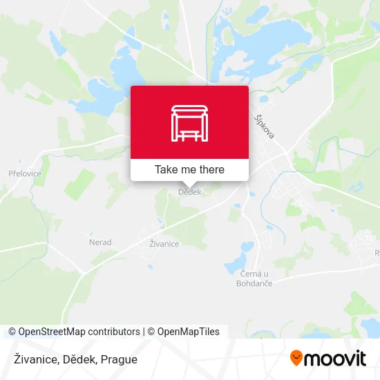 Карта Živanice, Dědek