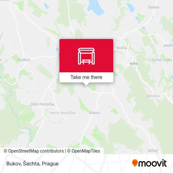 Карта Bukov, Šachta