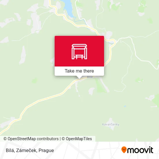 Карта Bílá, Zámeček