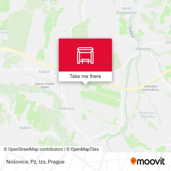 Карта Nošovice, Pz, Izs