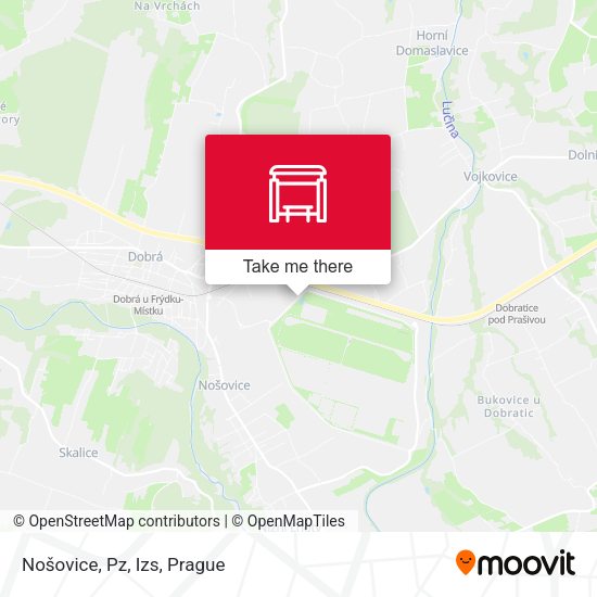 Карта Nošovice, Pz, Izs