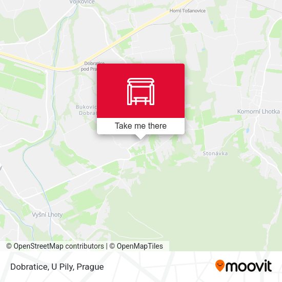 Карта Dobratice, U Pily