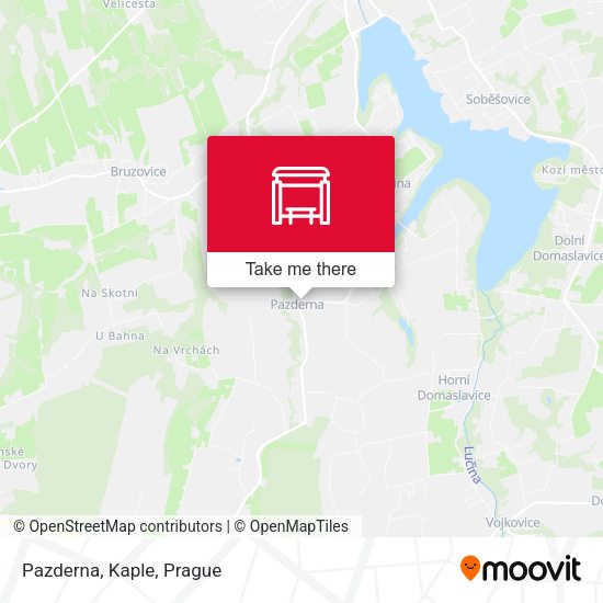 Карта Pazderna, Kaple