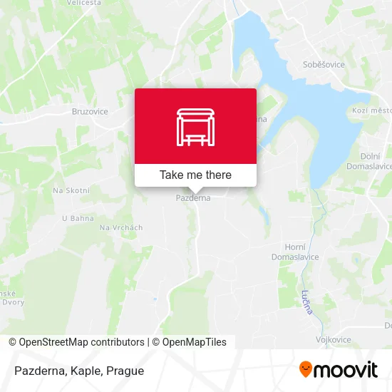Карта Pazderna, Kaple