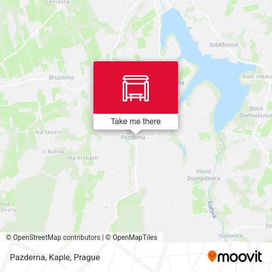 Карта Pazderna, Kaple