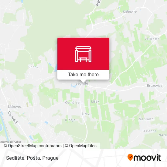 Карта Sedliště, Pošta