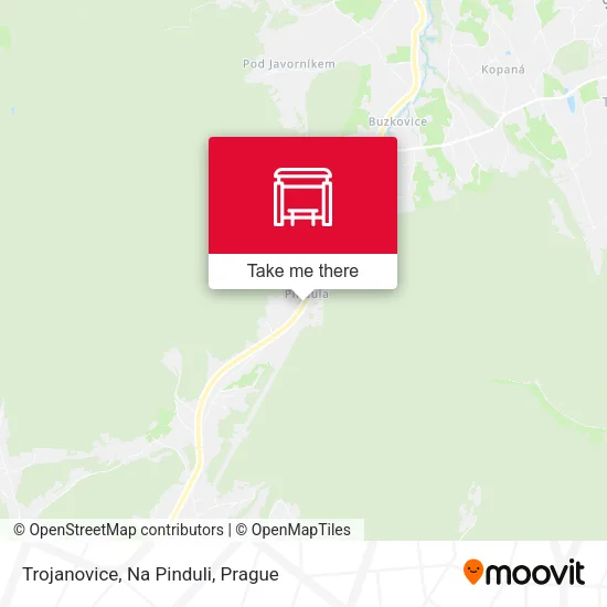 Карта Trojanovice, Na Pinduli