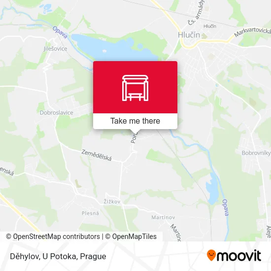 Карта Děhylov, U Potoka