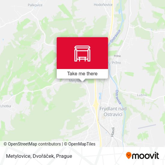 Карта Metylovice, Dvořáček