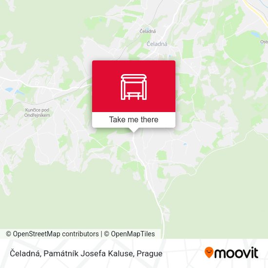 Карта Čeladná, Památník Josefa Kaluse