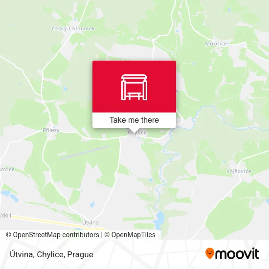 Карта Útvina, Chylice