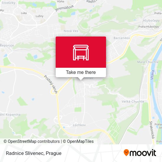 Карта Radnice Slivenec