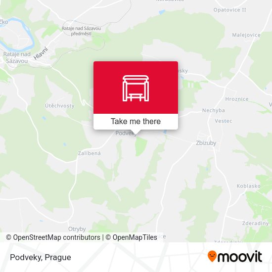Карта Podveky