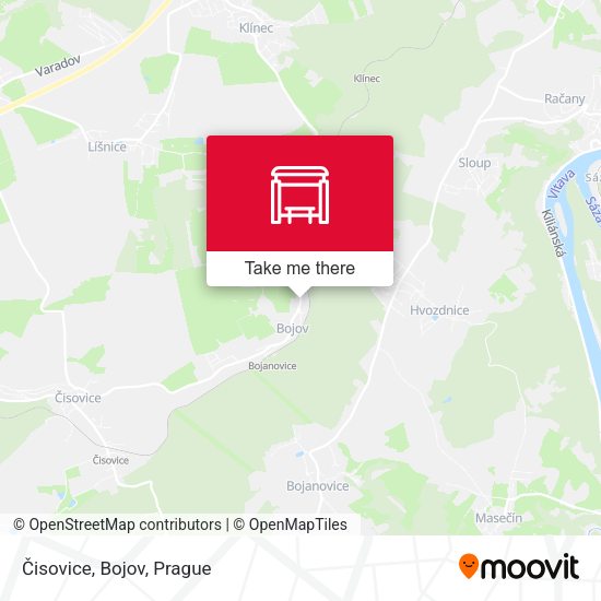 Карта Čisovice, Bojov