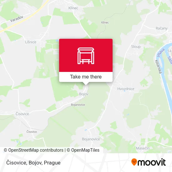 Карта Čisovice, Bojov
