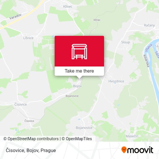 Карта Čisovice, Bojov