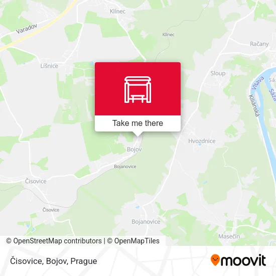 Карта Čisovice, Bojov