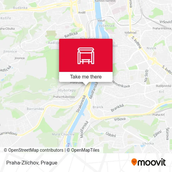 Карта Praha-Zlíchov