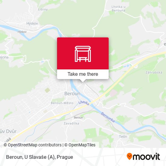 Beroun, U Slavaše map