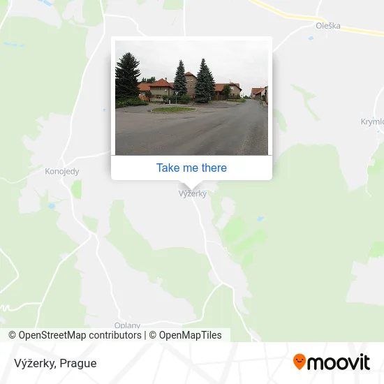 Карта Výžerky