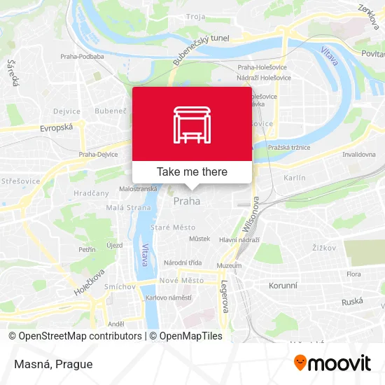 Карта Masná