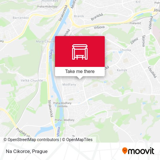 Карта Na Cikorce