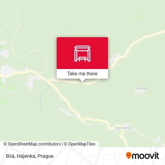 Карта Bílá, Hájenka