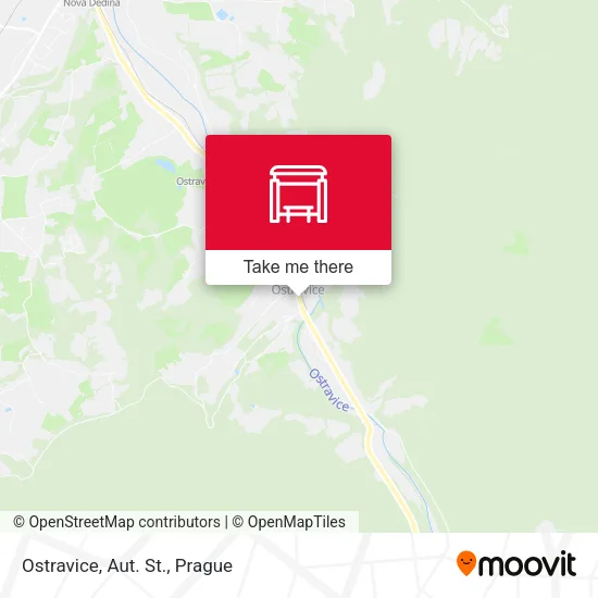 Карта Ostravice, Aut. St.