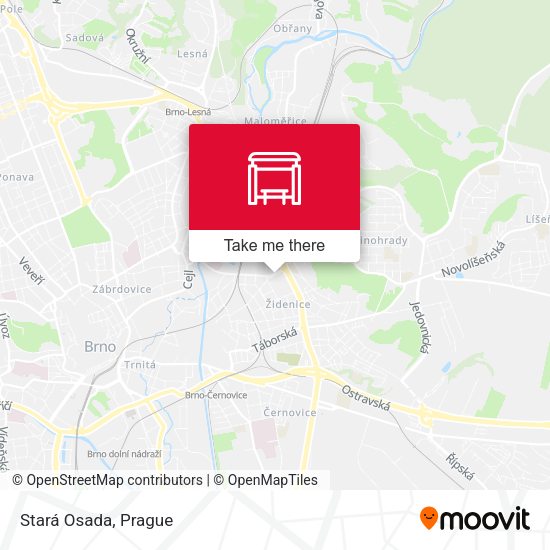 Карта Stará Osada