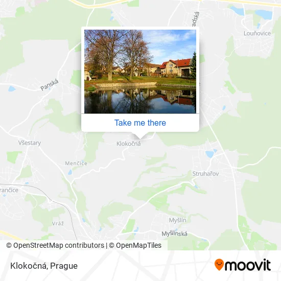 Карта Klokočná