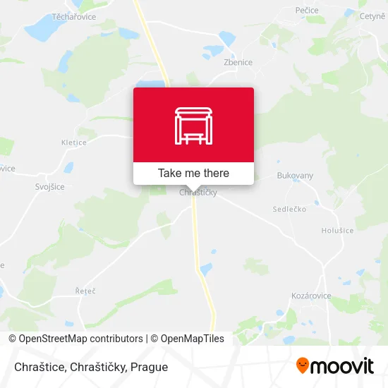 Карта Chraštice, Chraštičky