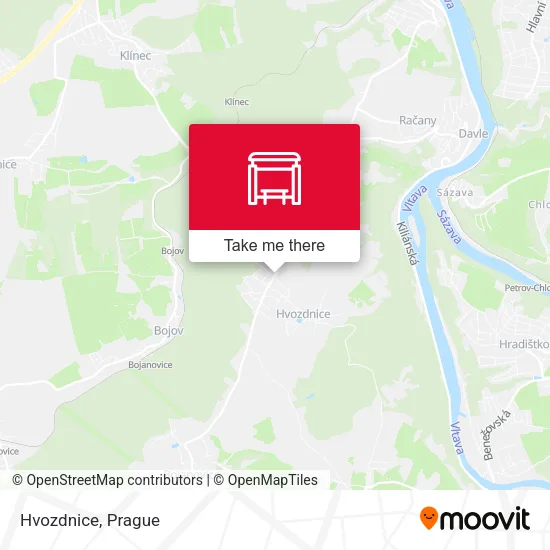 Карта Hvozdnice
