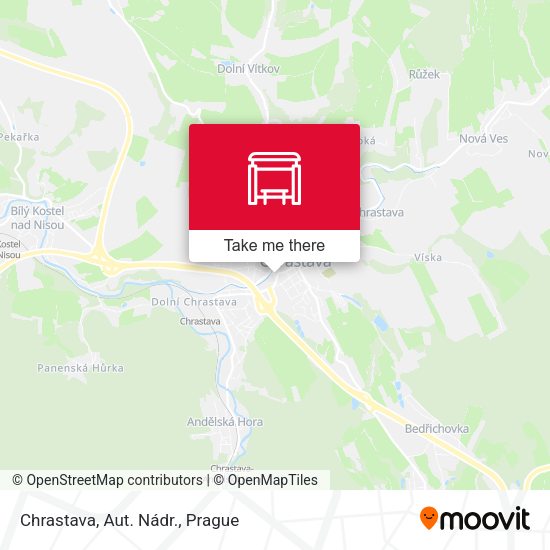Карта Chrastava, Aut. Nádr.