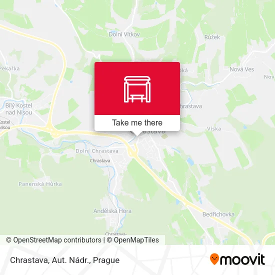 Карта Chrastava, Aut. Nádr.