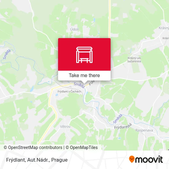 Карта Frýdlant, Aut.Nádr.