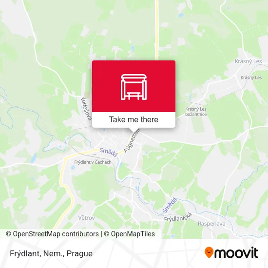 Карта Frýdlant, Nem.