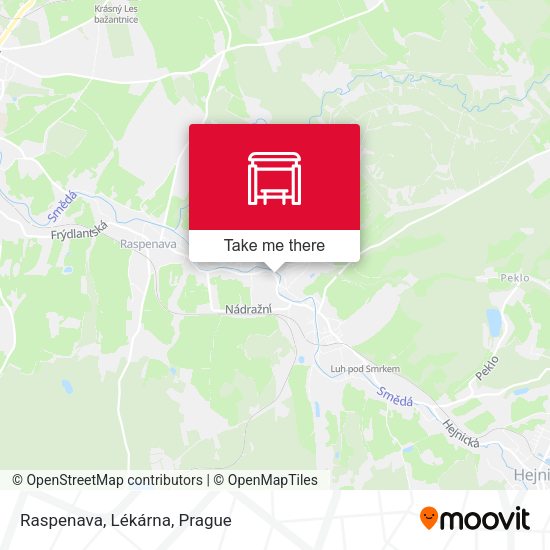 Карта Raspenava, Lékárna