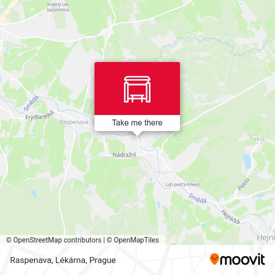 Карта Raspenava, Lékárna