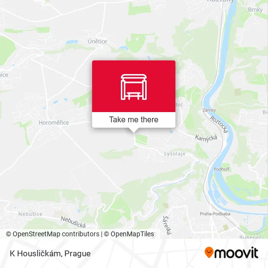 Карта K Housličkám