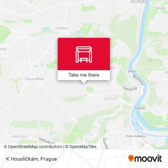 Карта K Housličkám