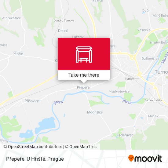 Přepeře, U Hřiště map