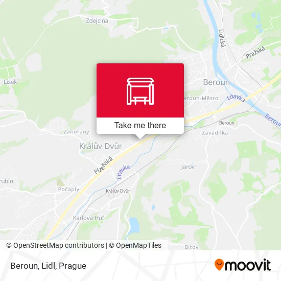 Карта Beroun, Lidl