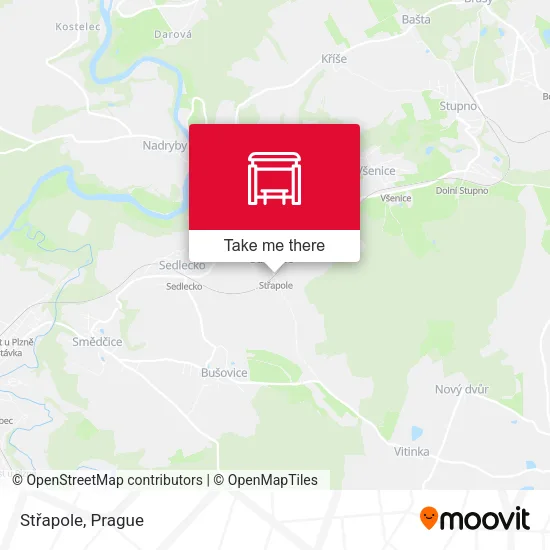 Карта Střapole